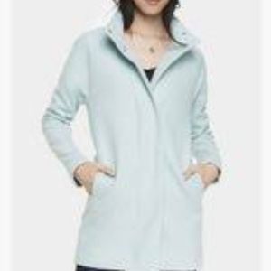 Express Wool Blend Cocoon Coat, Pastel Blue size M